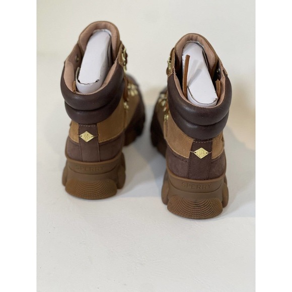 SPERRY THE SUMMIT BOOT, LEATHER, BROWN. WOMENS SZ 8.5 NWT. RETAIL $130 - Picture 2 of 11